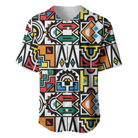 African Geometric Ndebele Patterns Baseball Jersey