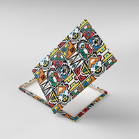 African Geometric Ndebele Patterns Canvas Wall Art