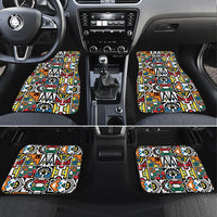 African Geometric Ndebele Patterns Car Mats