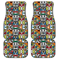 African Geometric Ndebele Patterns Car Mats