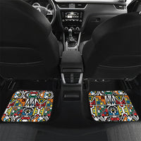 African Geometric Ndebele Patterns Car Mats