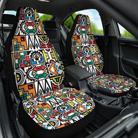African Geometric Ndebele Patterns Car Seat Cover