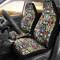 African Geometric Ndebele Patterns Car Seat Cover