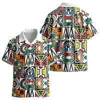 African Geometric Ndebele Patterns Kid Hawaiian Shirt