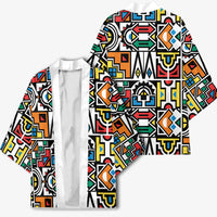 African Geometric Ndebele Patterns Kimono