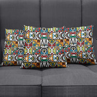 African Geometric Ndebele Patterns Pillow Cover
