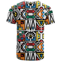African Geometric Ndebele Patterns T shirt