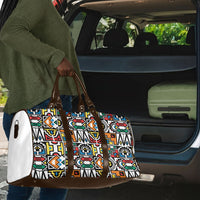 African Geometric Ndebele Patterns Travel Bag