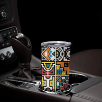 African Geometric Ndebele Patterns Tumbler Cup
