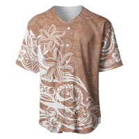 Polynesian Sunset Plumeria Baseball Jersey Pacific Island Tribal Nude Style LT9 - Wonder Print Shop
