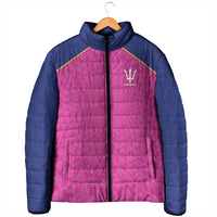 Caribbean Cricket Custom Barbados Padded Jacket Pride of Barbados Pink Trident Edition