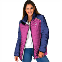 Caribbean Cricket Custom Barbados Padded Jacket Pride of Barbados Pink Trident Edition