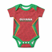 Caribbean Cricket Custom Guyana Baby Onesie Warriors Rise Amazonian Geometry Motif