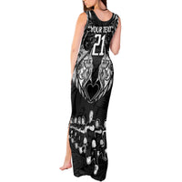 Custom New Zealand Rugby Tank Maxi Dress Black Haka Dance With NZ Champions History - Wonder Print Shop