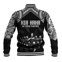 NZ Rugby Baseball Jacket Kapa Opango Maori Haka With Years of The All Black Champions LT9 - Wonder Print Shop