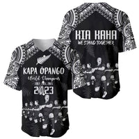 NZ Rugby Baseball Jersey Kapa Opango Maori Haka With Years of The All Black Champions LT9 - Wonder Print Shop