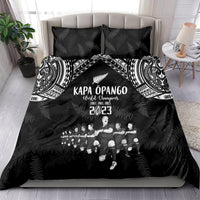 NZ Rugby Bedding Set Kapa Opango Maori Haka With Years of The All Black Champions LT9 - Wonder Print Shop