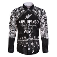 NZ Rugby Family Matching Tank Maxi Dress and Hawaiian Shirt Kapa Opango Maori Haka With Years of The All Black Champions - Wonder Print Shop