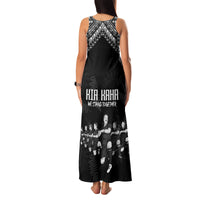 NZ Rugby Family Matching Tank Maxi Dress and Hawaiian Shirt Kapa Opango Maori Haka With Years of The All Black Champions - Wonder Print Shop