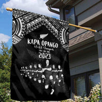 NZ Rugby Garden Flag Kapa Opango Maori Haka With Years of The All Black Champions - Wonder Print Shop