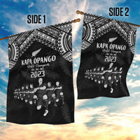NZ Rugby Garden Flag Kapa Opango Maori Haka With Years of The All Black Champions - Wonder Print Shop