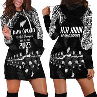 NZ Rugby Hoodie Dress Kapa Opango Maori Haka With Years of The All Black Champions - Wonder Print Shop