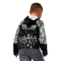 NZ Rugby Kid Hoodie Kapa Opango Maori Haka With Years of The All Black Champions - Wonder Print Shop