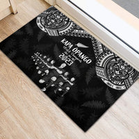 NZ Rugby Rubber Doormat Kapa Opango Maori Haka With Years of The All Black Champions - Wonder Print Shop