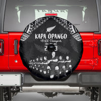 NZ Rugby Spare Tire Cover Kapa Opango Maori Haka With Years of The All Black Champions - Wonder Print Shop