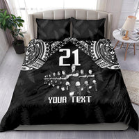 Custom NZ Rugby Bedding Set Kapa Opango Maori Haka With Years of The All Black Champions LT9 - Wonder Print Shop