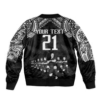 Custom NZ Rugby Bomber Jacket Kapa Opango Maori Haka With Years of The All Black Champions LT9 - Wonder Print Shop
