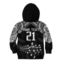 Custom NZ Rugby Kid Hoodie Kapa Opango Maori Haka With Years of The All Black Champions - Wonder Print Shop