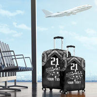 Custom NZ Rugby Luggage Cover Kapa Opango Maori Haka With Years of The All Black Champions - Wonder Print Shop