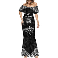 Custom NZ Rugby Mermaid Dress Kapa Opango Maori Haka With Years of The All Black Champions - Wonder Print Shop