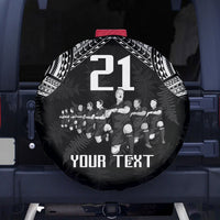 Custom NZ Rugby Spare Tire Cover Kapa Opango Maori Haka With Years of The All Black Champions - Wonder Print Shop