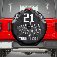 Custom NZ Rugby Spare Tire Cover Kapa Opango Maori Haka With Years of The All Black Champions - Wonder Print Shop