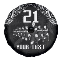 Custom NZ Rugby Spare Tire Cover Kapa Opango Maori Haka With Years of The All Black Champions - Wonder Print Shop