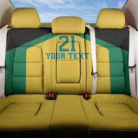 Jamaica Football Custom Back Car Seat Cover Gold Ethnic Motifs LT9 - Wonder Print Shop