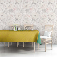 Jamaica Football Custom Tablecloth Gold Ethnic Motifs - Wonder Print Shop