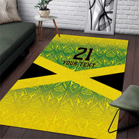 Custom Jamaica Reggae Boyz Area Rug With Traditional Pattern LT9 - Wonder Print Shop