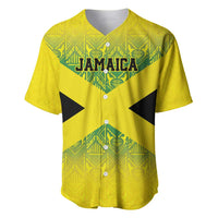 Custom Jamaica Reggae Boyz Baseball Jersey With Traditional Pattern LT9 - Wonder Print Shop