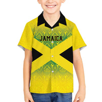 Custom Jamaica Reggae Boyz Family Matching Summer Maxi Dress and Hawaiian Shirt With Traditional Pattern - Wonder Print Shop