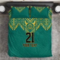 Jamaica Tribal Custom Football Bedding Set Green Style LT9 - Wonder Print Shop