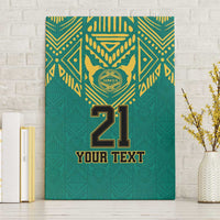 Jamaica Tribal Custom Football Canvas Wall Art Green Style LT9 - Wonder Print Shop