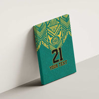 Jamaica Tribal Custom Football Canvas Wall Art Green Style LT9 - Wonder Print Shop