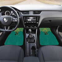 Jamaica Tribal Custom Football Car Mats Green Style LT9 - Wonder Print Shop