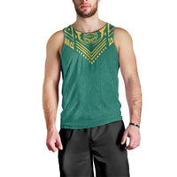 Jamaica Tribal Custom Football Men Tank Top Green Style - Wonder Print Shop