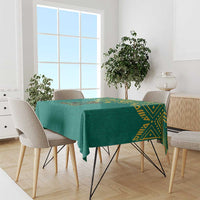 Jamaica Tribal Custom Football Tablecloth Green Style - Wonder Print Shop