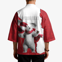 Hands Off Greenland Personalized Kimono Poland Bear with Flag