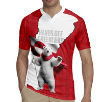 Hands Off Greenland Personalized Rugby Jersey Poland Bear with Flag